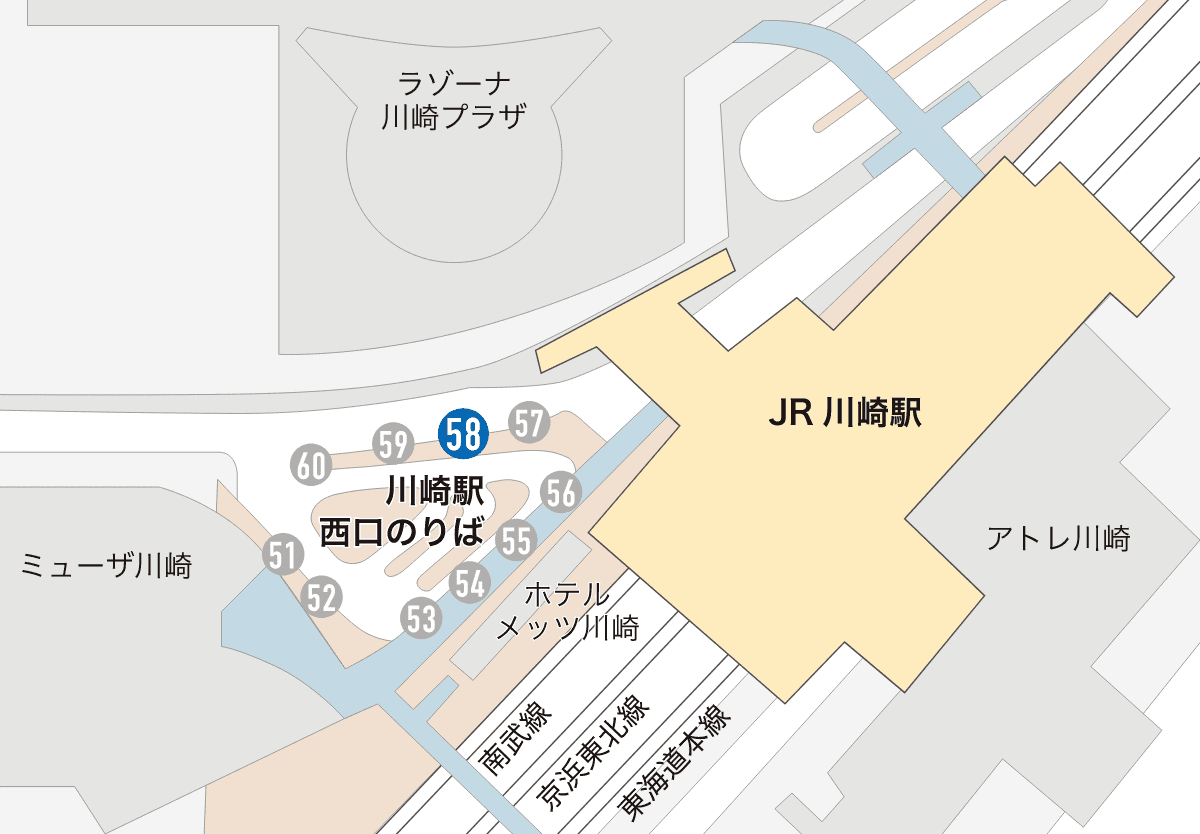 地図:バスでお越しの方